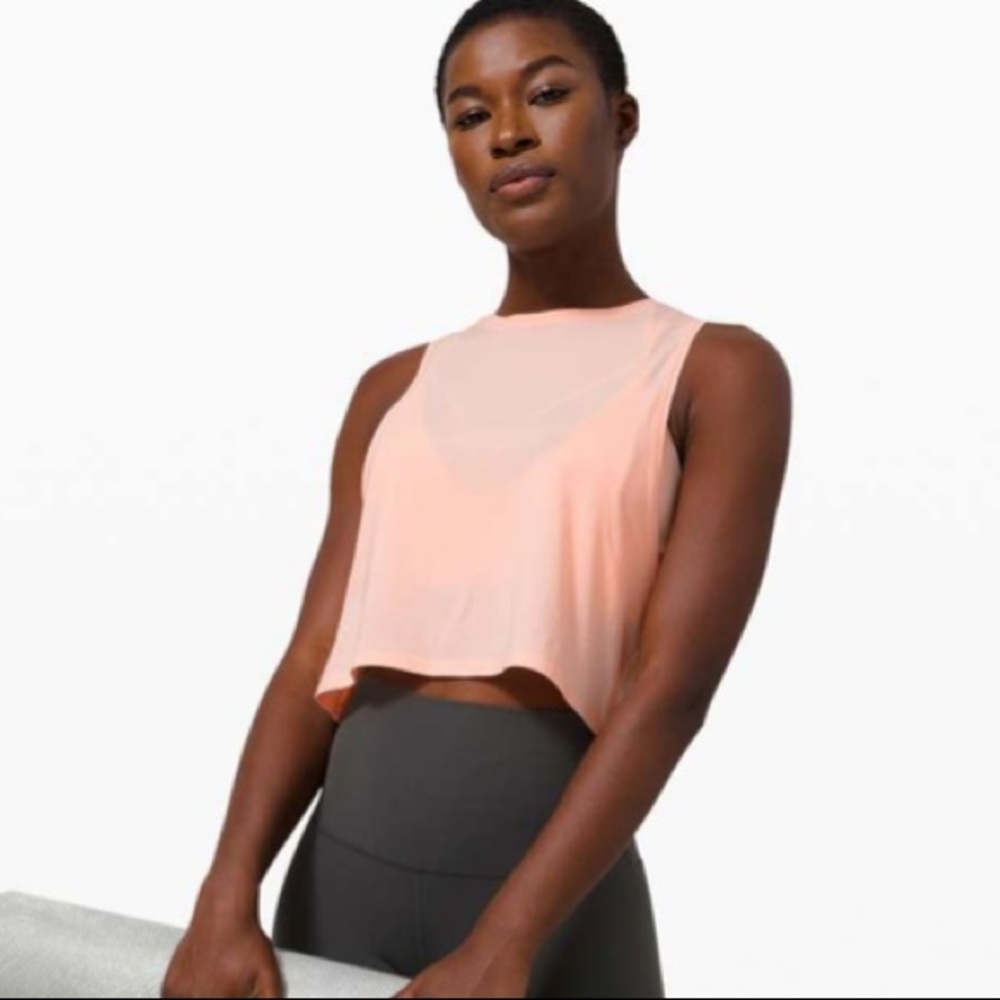 Lululemon Cut Back Crop Tank